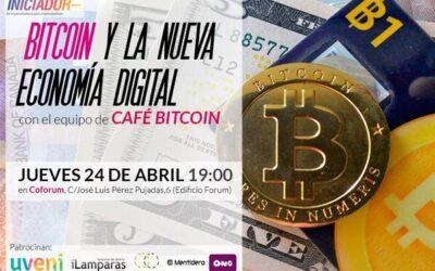 Bitcoin y la nueva economía digital en Iniciador Granada el 24 de abril