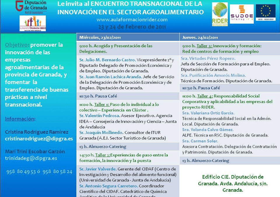Encuentro Transnacional de la Innovación en el Sector Agroalimentario