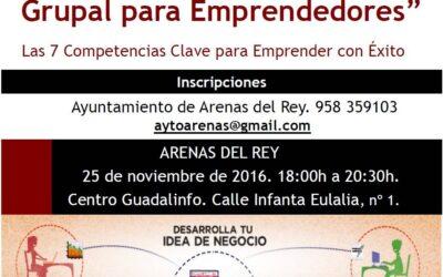 Arenas del Rey acoge un nuevo seminario de motivación para emprendedores