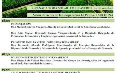 Jornada sobre “Gestion Energética Eficiente en Agricultura: Invernaderos”