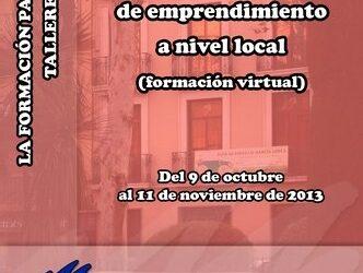 Taller virtual de fomento del emprendimiento a nivel local