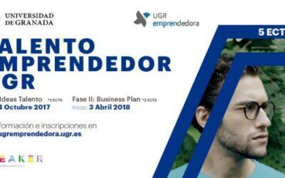 Abiertas las inscripciones para el programa Talento Emprendedor UGR