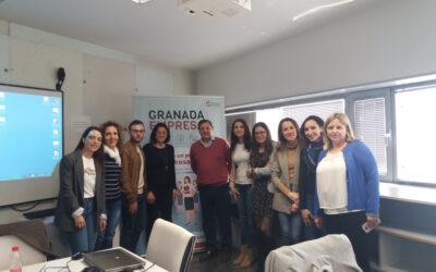 Los agentes de los municipios participan en una formación sobre los recursos de Granada Empresas para los emprendedores