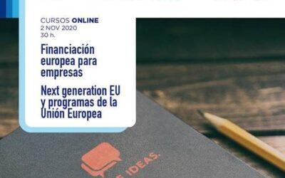 Abierto el plazo del Curso sobre Financiación Europea para Empresas
