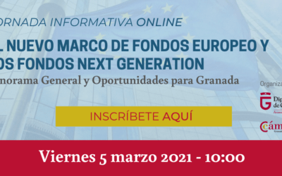 Jornada formativa online “El nuevo marco de fondos europeos y los Fondos Next Generation”
