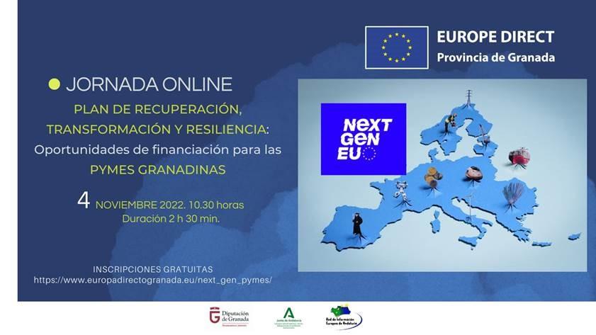 Oportunidades de financiación para las pymes granadinas de manos del Plan de Recuperación, Transformación y Resiliencia