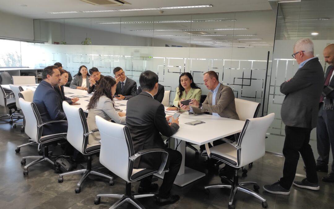 Delegación empresarial china visita el CIE de la Diputación de Granada para conocer el catálogo de suelo industrial de la provincia